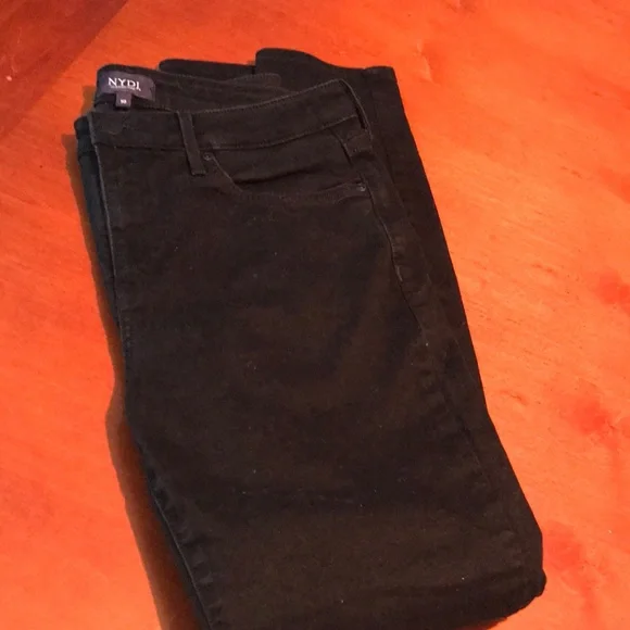 NYDJ AMI Black Jeans Size 10 - Picture 1 of 9